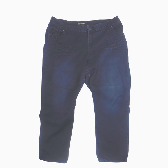 Lane Bryant Denim - Lane Bryant Womens Plus Size Dark Wash Denim Jeans Size 24 Stretch